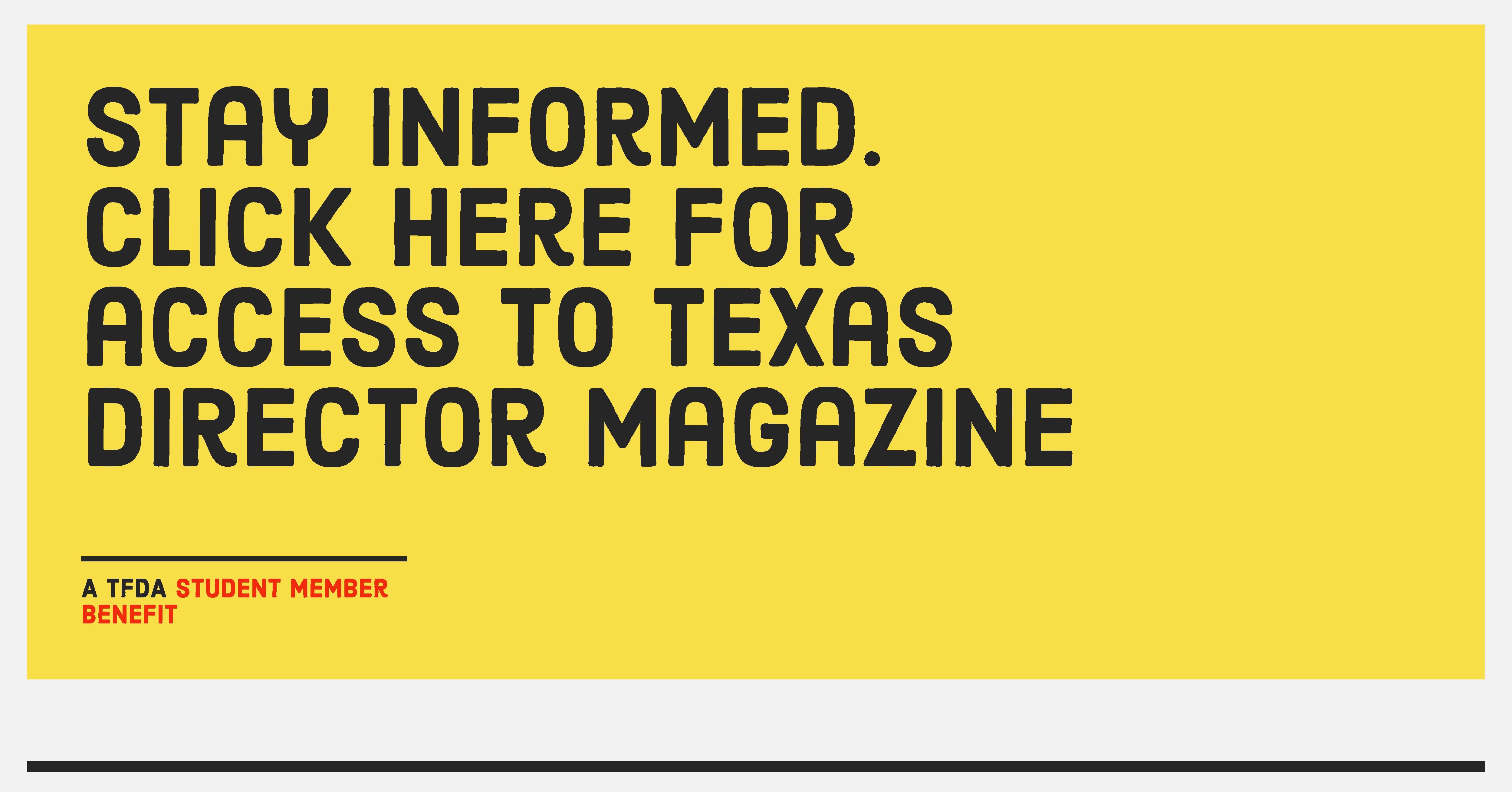 get Texas Director magazine